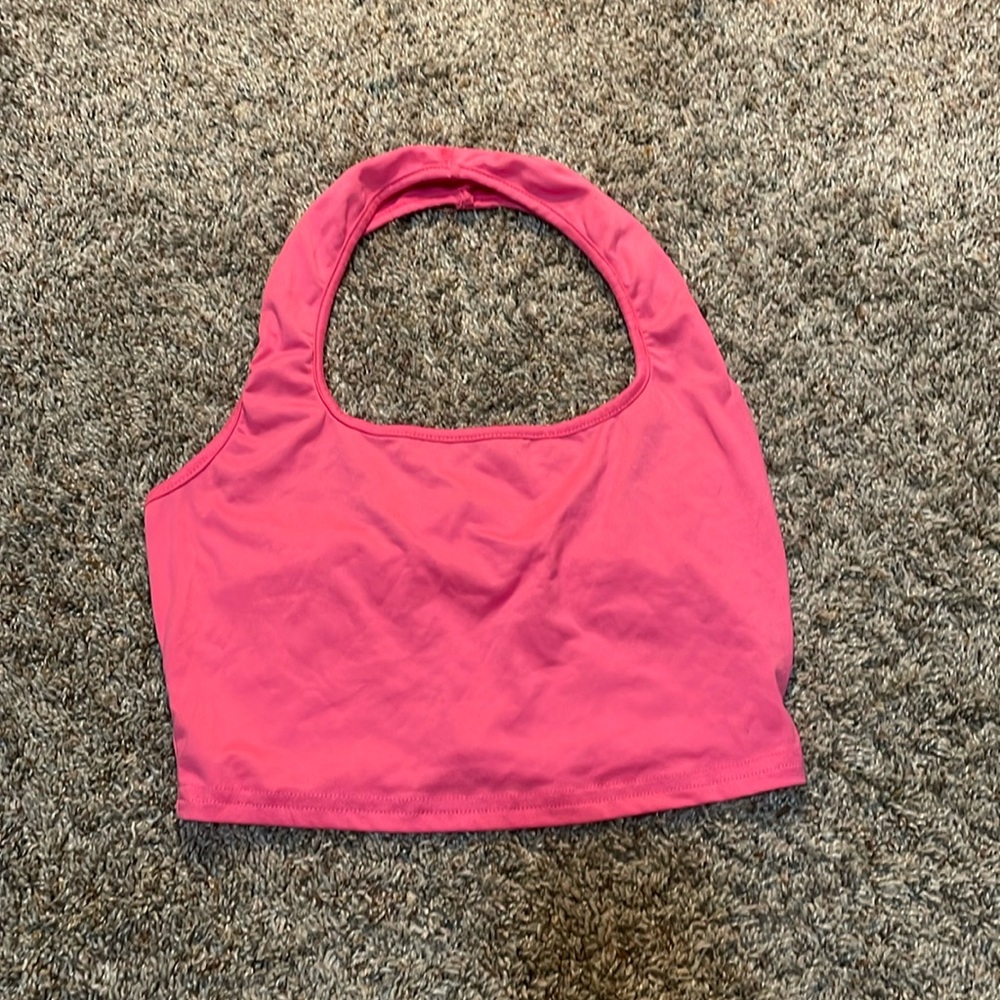 Halter neck crop top